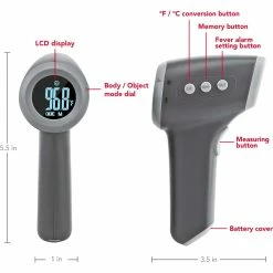 Best Pirce 🎁 Sunbeam Infrared No Touch Forehead Gun Thermometer With Batteries ✨ -Baby Toys Sales Shop unnamed file 231