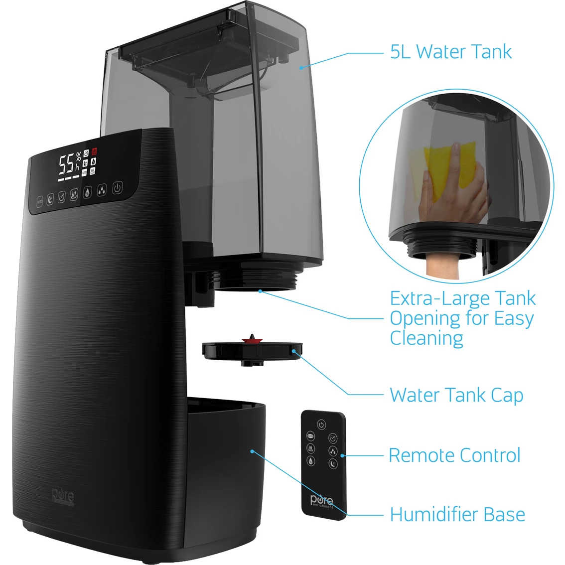 Cheap βοΈ Pure Enrichment HumeXL Pro Warm & Cool Mist Humidifier π€© 4 Cheap βοΈ Pure Enrichment HumeXL Pro Warm & Cool Mist Humidifier π€© - Image 4