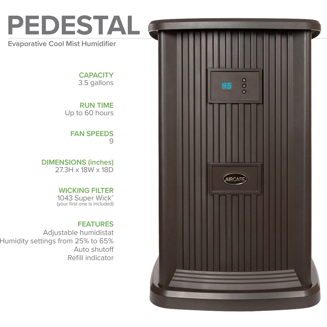 Best deal β Aircare Evaporative Humidifier Pedestal EP9800 π 6 Best deal β Aircare Evaporative Humidifier Pedestal EP9800 π - Image 6