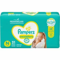 Best Pirce 😍 Pampers Swaddlers Jumbo 31 Ct., Size 0 Less Than 10 Lb. 🔔