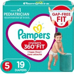 Top 10 🤩 Pampers Cruisers 360 Diapers Size 5 (27+ Lb. ) 19 Ct. ❤️