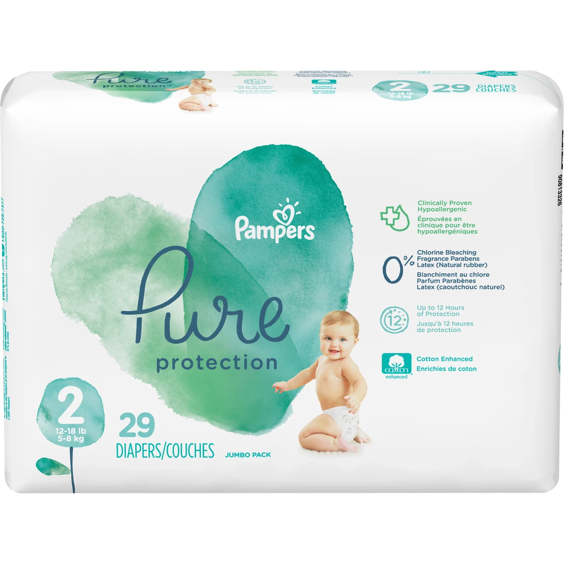Brand new π₯ Pampers Pure Protection Diapers Size 2 (12-18 Lb.) 29 Ct. π 1 Brand new π₯ Pampers Pure Protection Diapers Size 2 (12-18 Lb.) 29 Ct. π