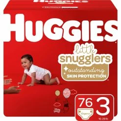 Discount 🤩 Huggies Little Snugglers Diapers Size 3 (16-28 Lb.) 🌟