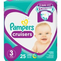 Wholesale 🔥 Pampers Cruisers Diapers Size 3 (16-28 Lb.) 💯