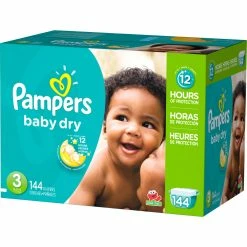 Deals 💯 Pampers Baby Dry Diapers Size 3 (16-28 Lb.) Choose Count ⭐