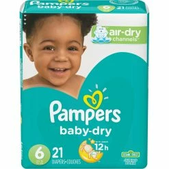Cheapest 👍 Pampers Baby Dry Size 6 Jumbo 21 Ct. 🎉