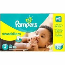 Deals ⭐ Pampers Swaddlers Giant Pack Diapers Size 3 (16-28 Lb.) 🤩