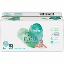 Cheap ✨ Pampers Pure Protection Diapers Size 1 (8-14 Lb.) 82 Ct. 🔔