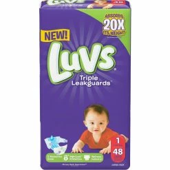 Flash Sale ❤️ Luvs Diapers Jumbo Pk., Size 1 (8-14 Lb.) 48 Ct. ✨