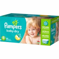 Wholesale 😍 Pampers Baby Dry Diapers Size 6 (35+ Lb.) 🤩
