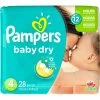 Hot Sale 🔥 Pampers Baby Dry Diapers Size 4, 28 Ct. 😍