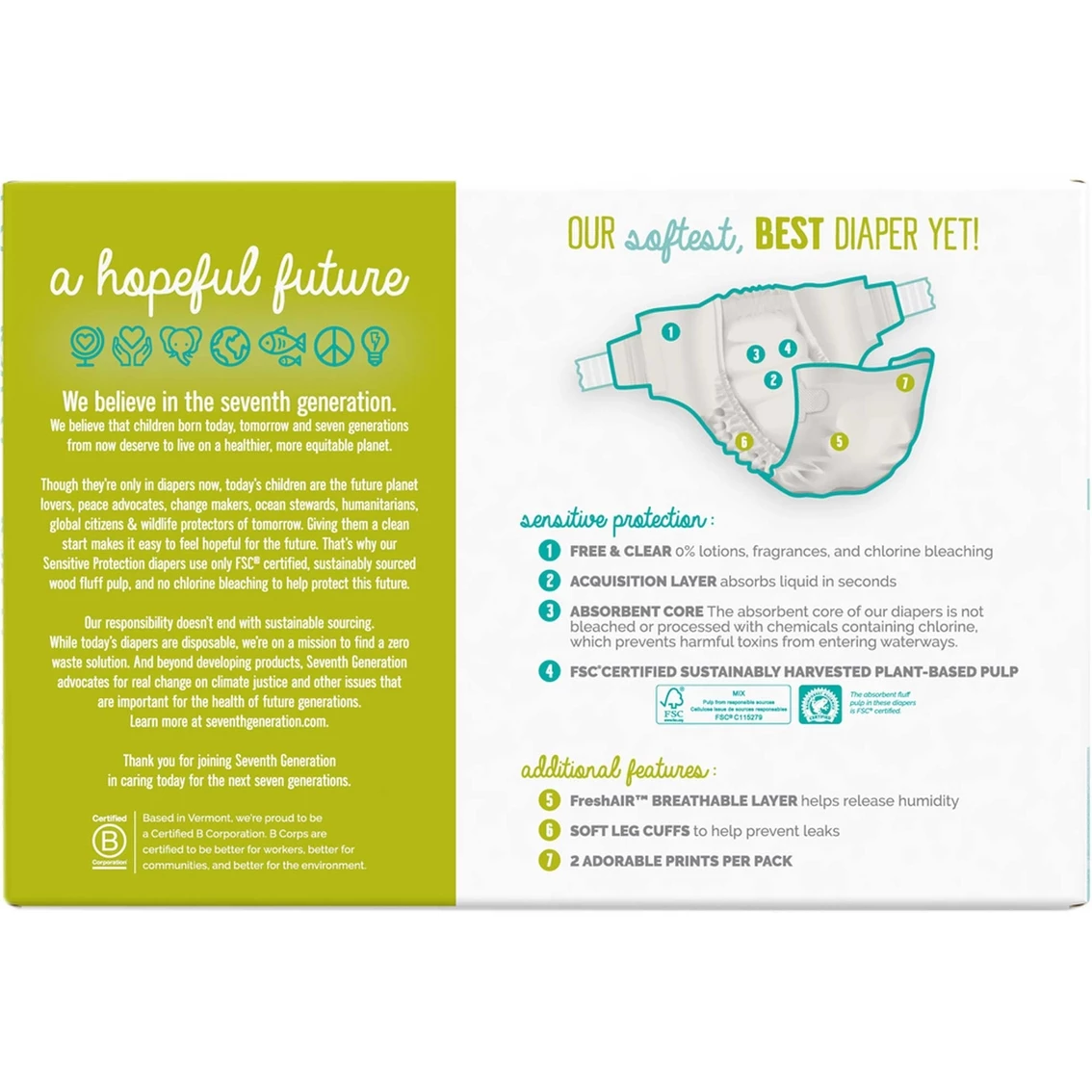 Buy ⌛ Seventh Generation Newborn Diapers Free And Clear 31 Ct. ⌛ 2 Buy ⌛ Seventh Generation Newborn Diapers Free And Clear 31 Ct. ⌛ - Image 2