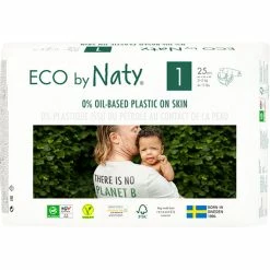Promo 🥰 Eco By Naty Diapers, Size 1, 100 Diapers (4 Pack Of 25) ✨