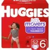Flash Sale 👍 Huggies Little Movers Diapers Size 6 (35+ Lb.) 52 Ct. 😍