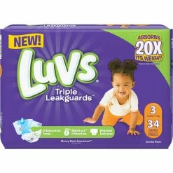 Cheapest 🤩 Luvs Diapers Jumbo Pk., Size 3 (16-28 Lb.) 34 Ct. 😉