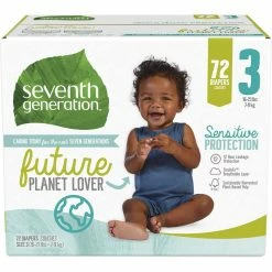 Deals ⭐ Seventh Generation Free And Clear Diapers Size 3, 72 Ct. 🤩