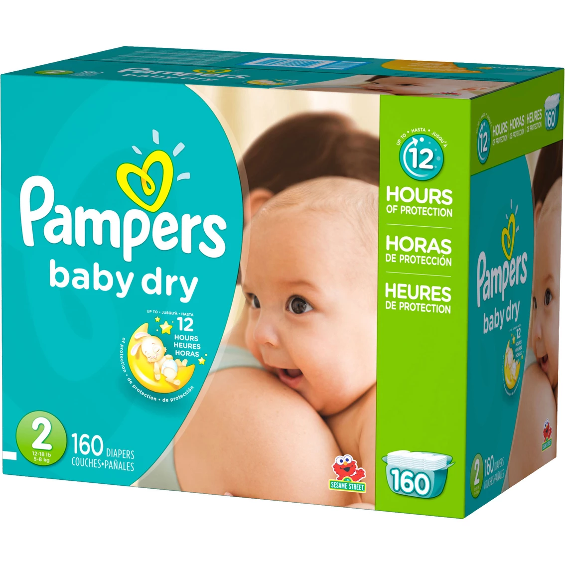 Hot Sale 🥰 Pampers Baby Dry Diapers Size 2 (12-18 Lb.) 👍 1 Hot Sale 🥰 Pampers Baby Dry Diapers Size 2 (12-18 Lb.) 👍