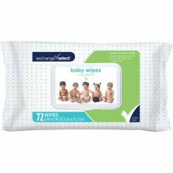 Budget 💯 Exchange Select Unscented Baby Wipes Travel Pack, 72 Ct. 🛒