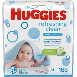 Buy ❤️ Huggies Refreshing Clean Baby Wipes Bundle 3 Pk. 🥰