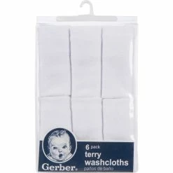 Budget ✨ Gerber Terry Washcloths 6 Pk. ✔️