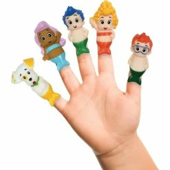 Best Pirce ⭐ Nickelodeon Bubble Guppies Bath Finger Puppets 5 Pc. Set 🌟
