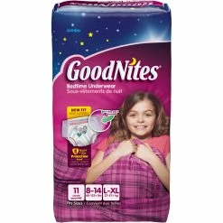 Discount 🌟 GoodNites Underwear For 👧 Girls, Jumbo, Large-Extra Large, 11 Ct. 👍