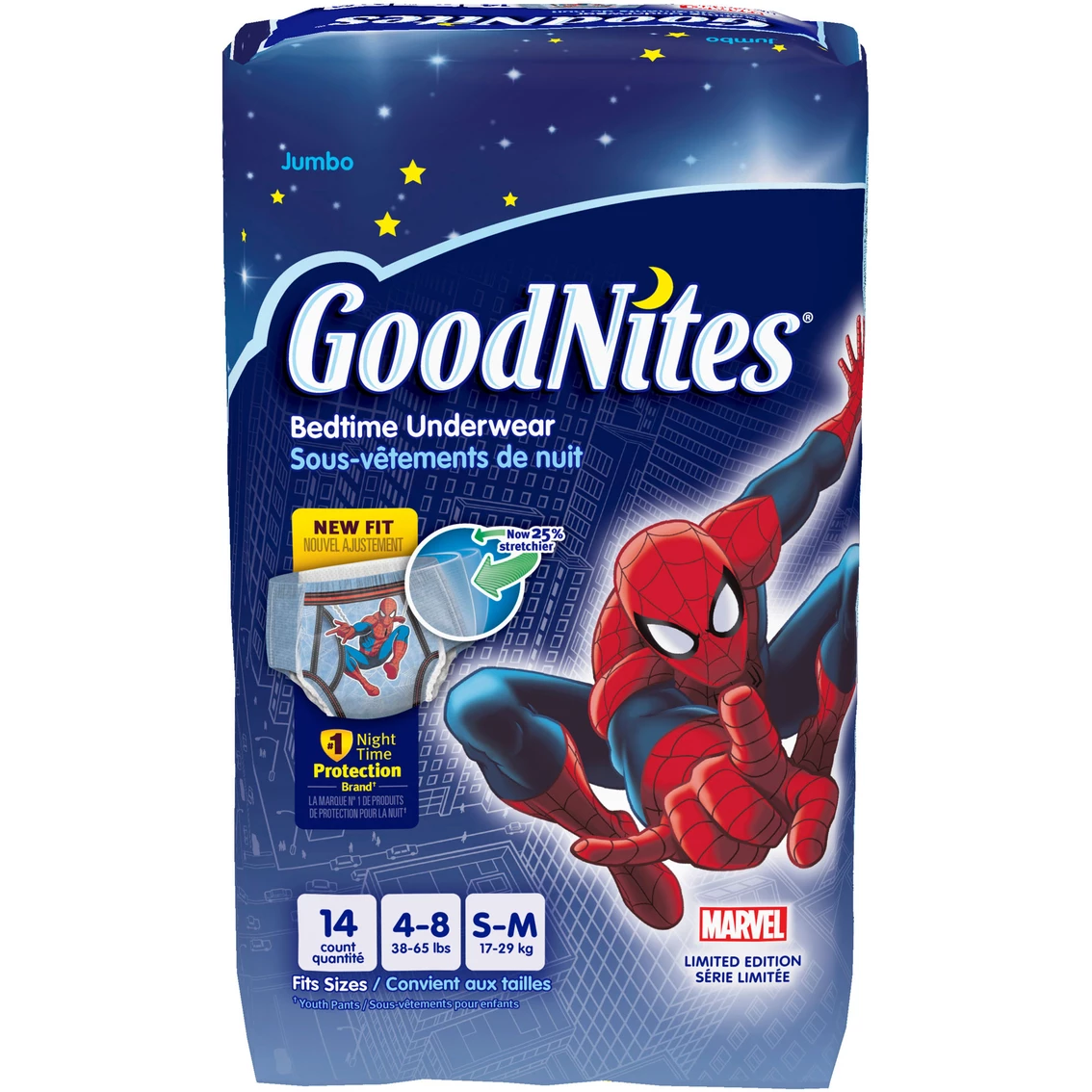 Promo β¨ GoodNites Boys NightTime Underwear Size Small-Medium (38-65 Lb.) π 1 Promo β¨ GoodNites Boys NightTime Underwear Size Small-Medium (38-65 Lb.) π