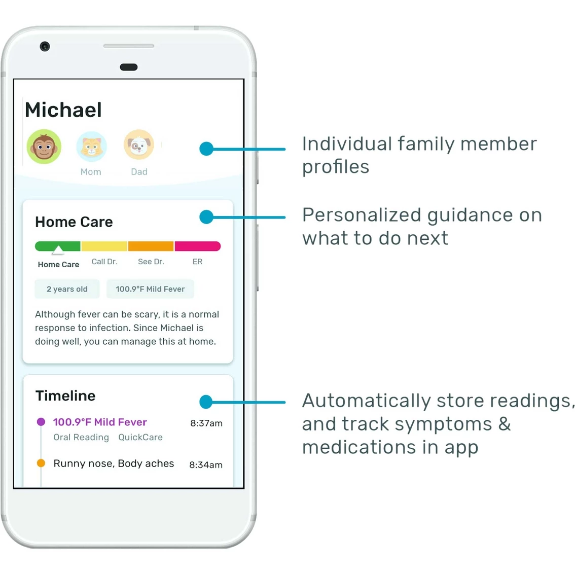 Discount π Kinsa Inc. Kinsa QuickCare Smart Digital Thermometer With Smartphone App And Health Guidance π 6 Discount π Kinsa Inc. Kinsa QuickCare Smart Digital Thermometer With Smartphone App And Health Guidance π - Image 6